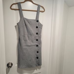 Checked Pinafore Dress